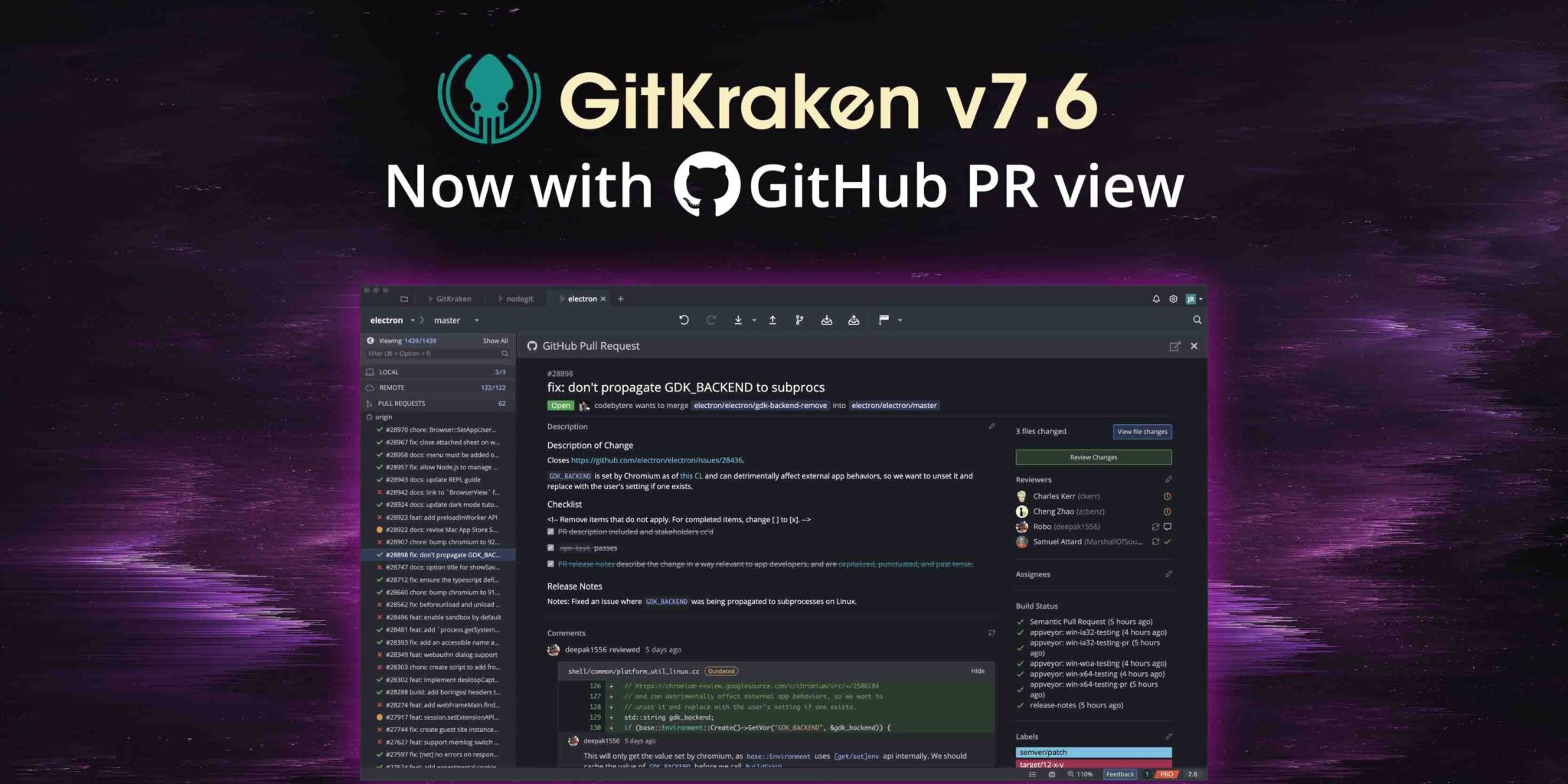 GitKraken Git GUI v7.6