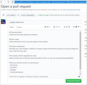 How to Enhance Pull Requests Using Templates