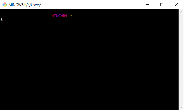 Git Bash Screen