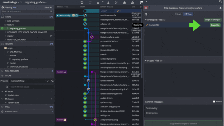 Undoing a commit in GitKraken