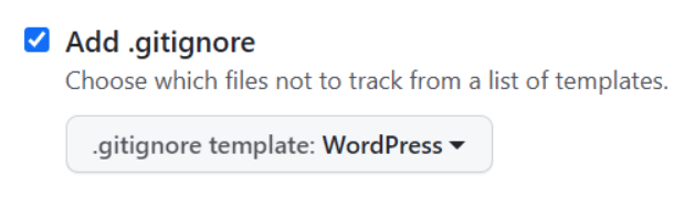 wordpress-github-gitignore