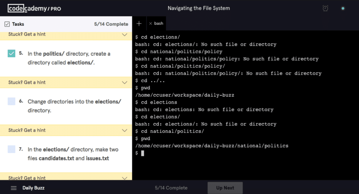 Learning Git with Codecademy by Zoe Bachman