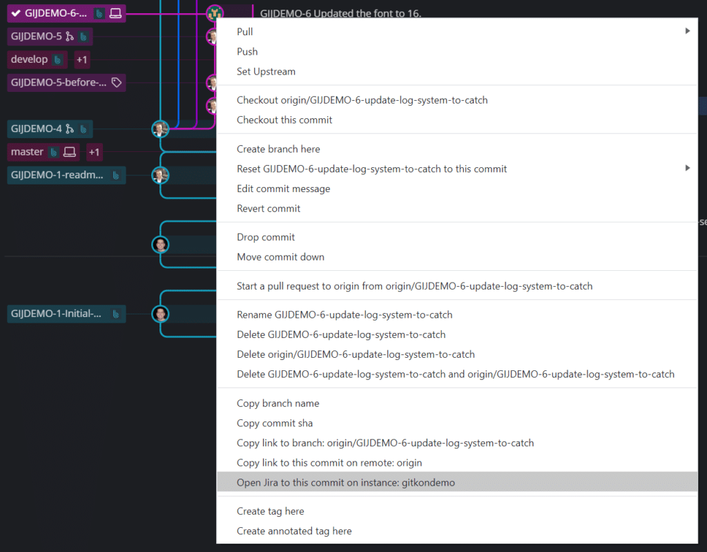 Git Integration for Jira Commit