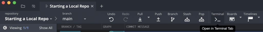 Terminal Tab icon in GitKraken Client