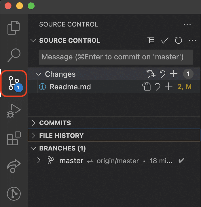 Using Git with VS Code
