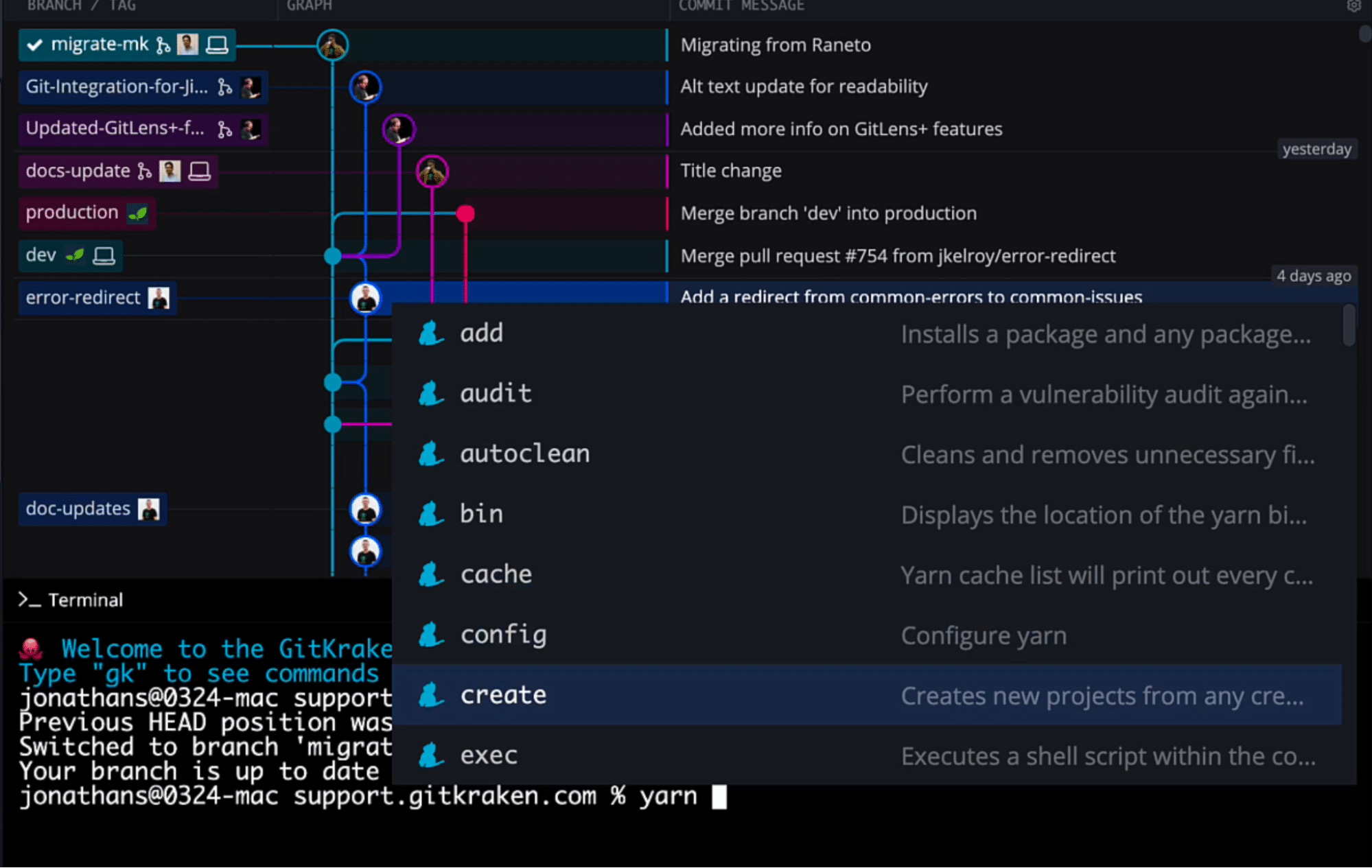 GitKraken Client v8.4: Team Workspaces + Pull Request View