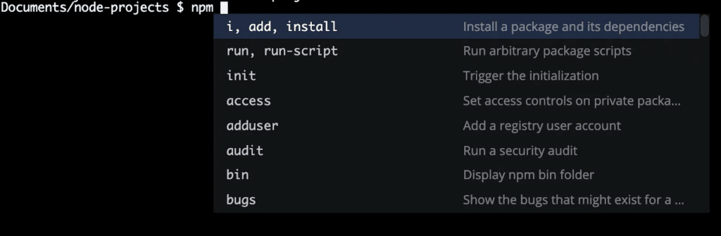 autocomplete Git commands in the GitKraken CLI