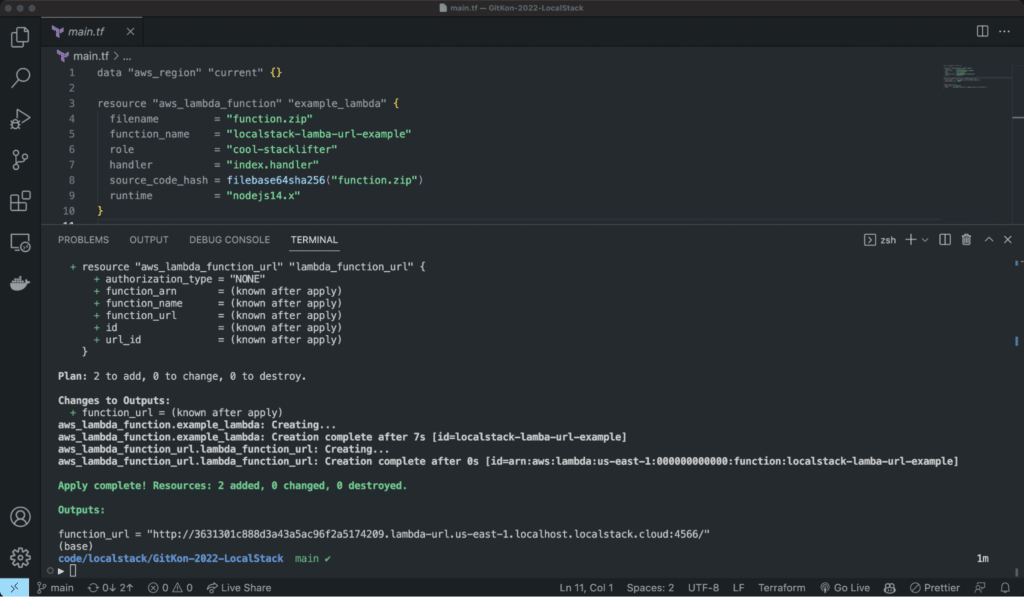 Terraform and LocalStack integration