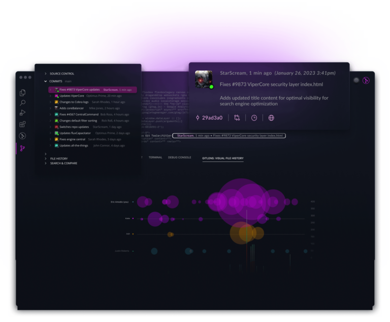 GitLens Free Git Extension for Visual Studio Code
