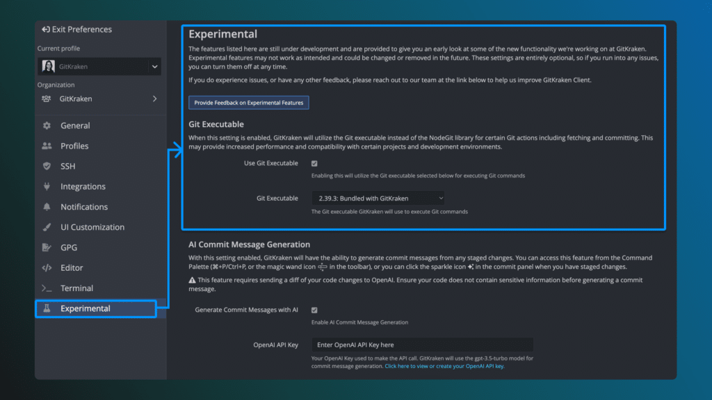 GitKraken Client 9.5 Git Executable