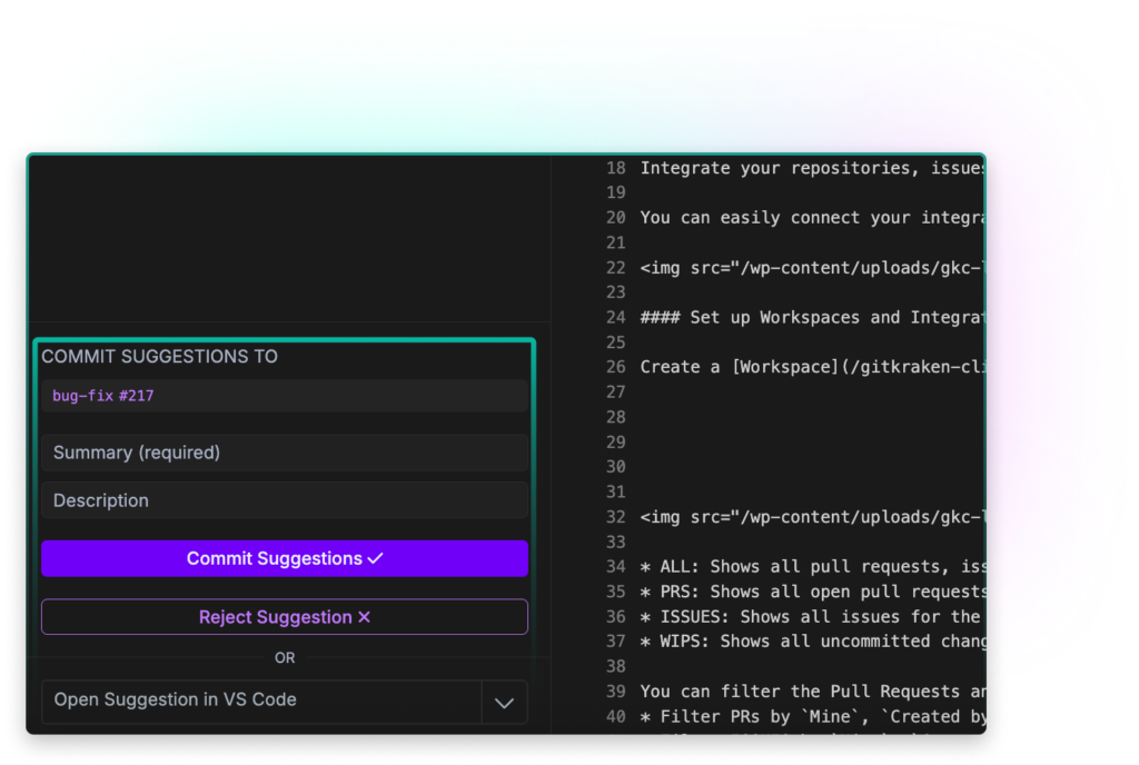 AI Code Suggestions for Git Workflows | Context-Aware Coding - GitKraken