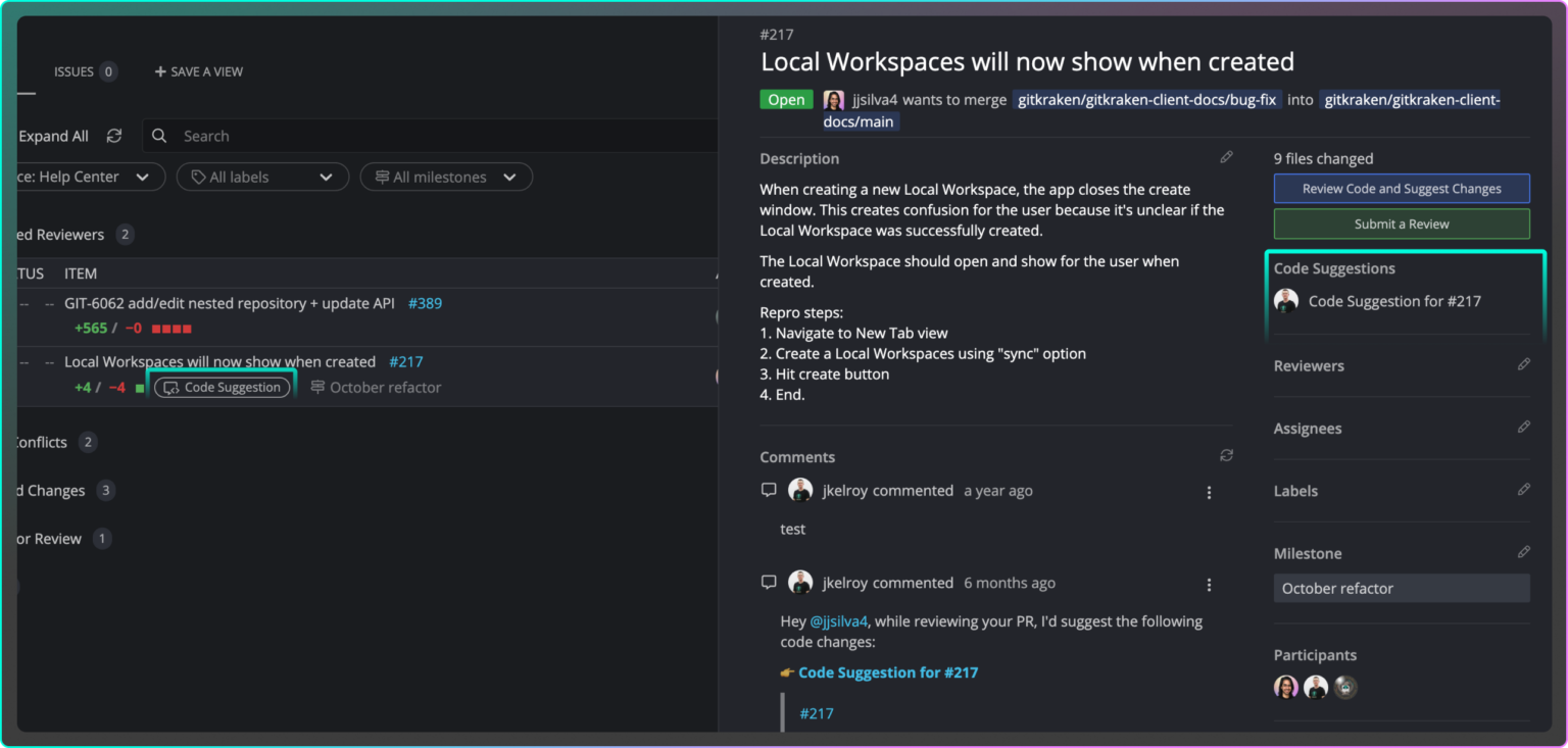 AI Code Suggestions for Git Workflows | Context-Aware Coding - GitKraken