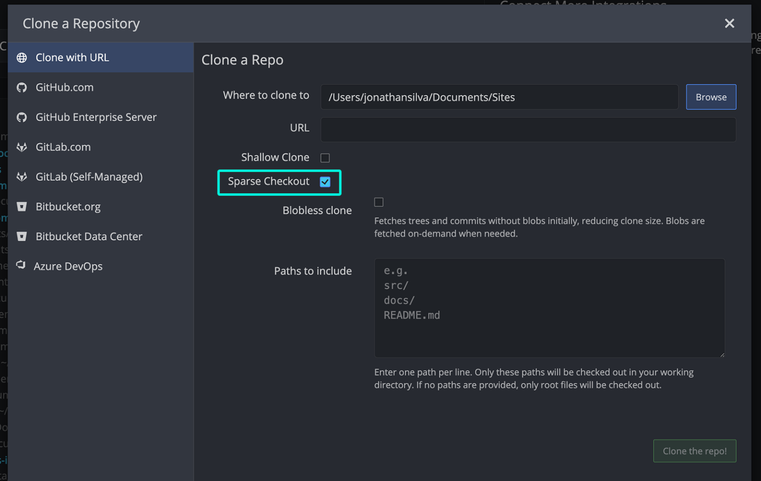 GitKraken Desktop 11.10: Visual Git Client Update with Sparse Checkout ...