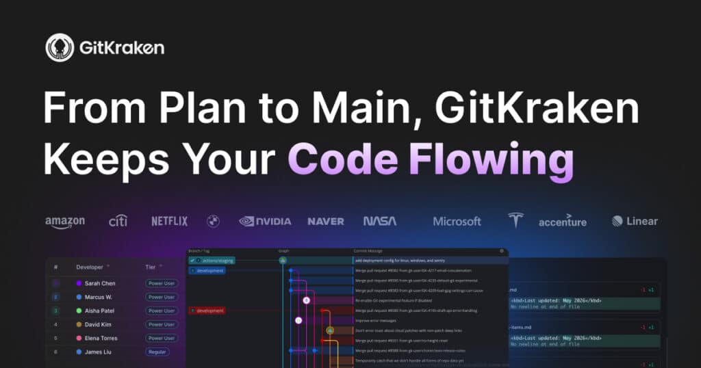 From Plan To Main, GitKraken Keeps Your Code Flowing